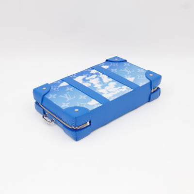 Soft Trunk Wallet Monogram Clouds Blue