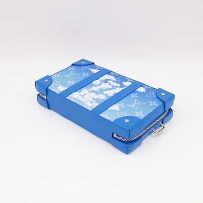 Soft Trunk Wallet Monogram Clouds Blue