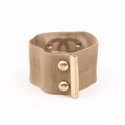 CC Metal Mesh Bracelet Gold