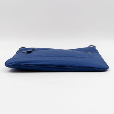 Small Messenger Blue Tessuto Nylon