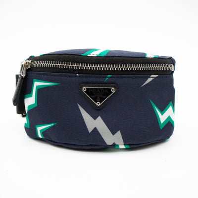 Nylon Arm Pouch Blue Lightning