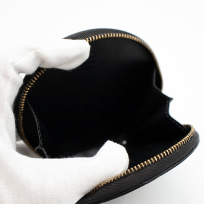 Coin Purse Animaux Vernis Black