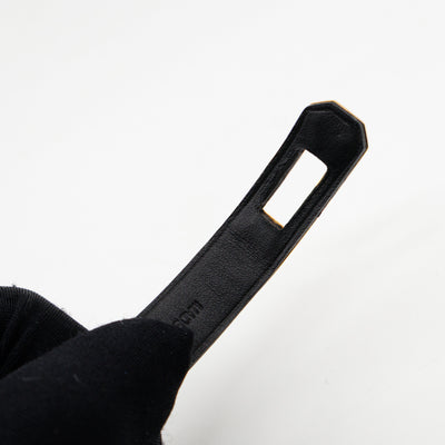 Kelly Glove Clip Black Leather Gold