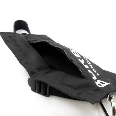 Logo Wrist Pouch Black Nylon