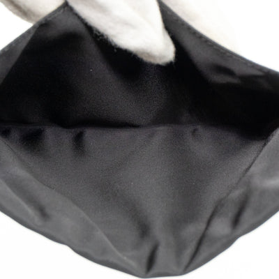 Logo Wrist Pouch Black Nylon