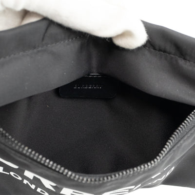 Logo Wrist Pouch Black Nylon