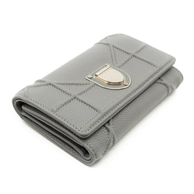 Diorama Elancee Wallet Grey Leather