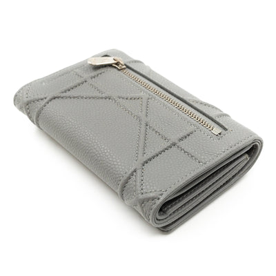 Diorama Elancee Wallet Grey Leather