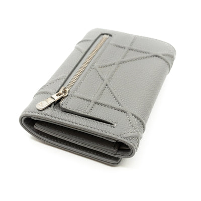 Diorama Elancee Wallet Grey Leather