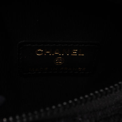 CC Arm Coin Purse Black Tweed