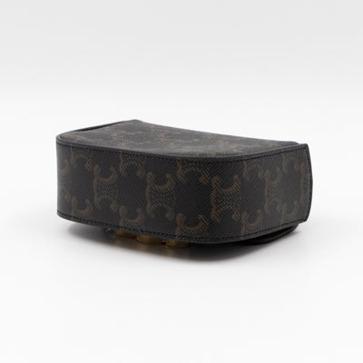 Mini Claude In Triomphe Canvas And Calfskin Tan