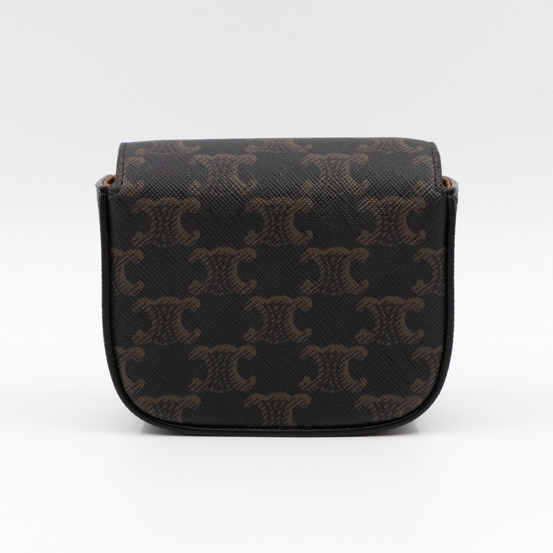 Mini Claude In Triomphe Canvas And Calfskin Tan