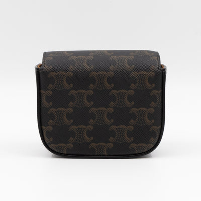 Mini Claude In Triomphe Canvas And Calfskin Tan