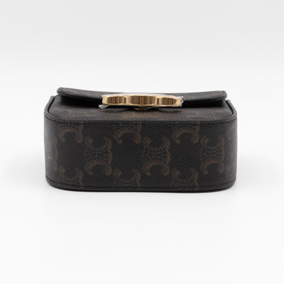 Mini Claude In Triomphe Canvas And Calfskin Tan