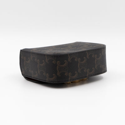Mini Claude In Triomphe Canvas And Calfskin Tan