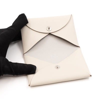 Calvi Card Holder Embossed Leather