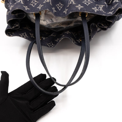 Noefull MM Monogram Denim Grand Bleu