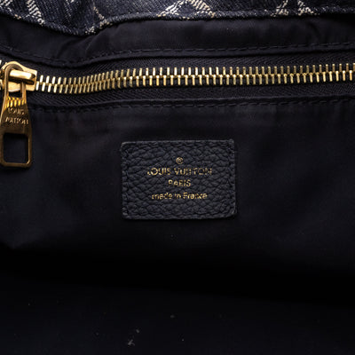 Noefull MM Monogram Denim Grand Bleu