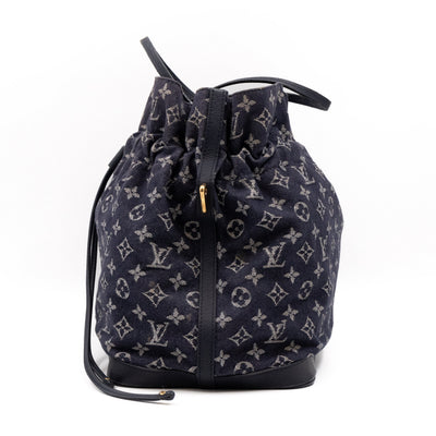 Noefull MM Monogram Denim Grand Bleu