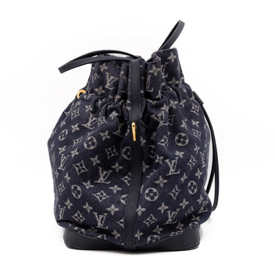 Noefull MM Monogram Denim Grand Bleu