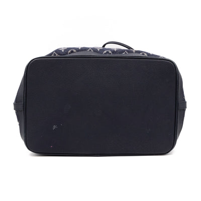 Noefull MM Monogram Denim Grand Bleu