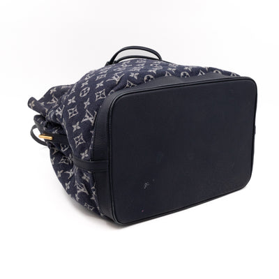 Noefull MM Monogram Denim Grand Bleu