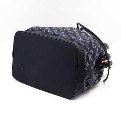 Noefull MM Monogram Denim Grand Bleu