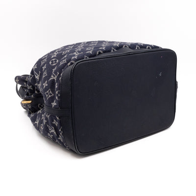 Noefull MM Monogram Denim Grand Bleu