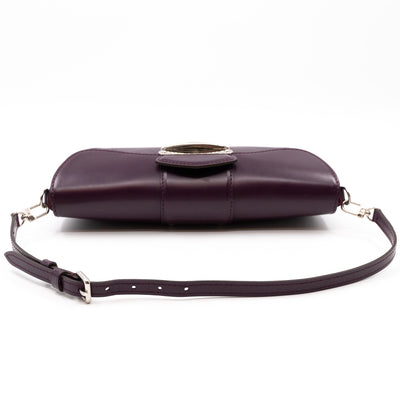 Pochette Montaigne Epi Leather Cassis