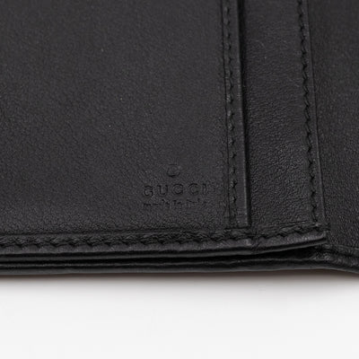 Guccissima Black Leather Wallet