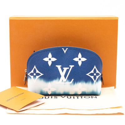 Cosmetic Pouch PM LV Escale Blue