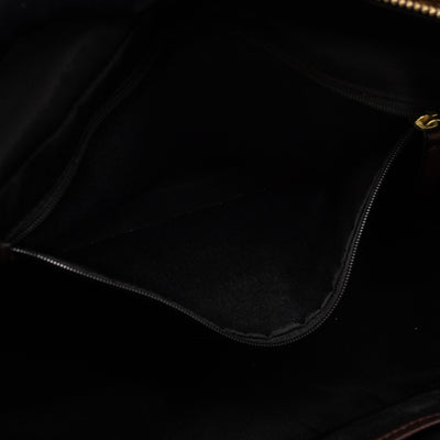 Small Jody Champagne Metallic Cracked Leather