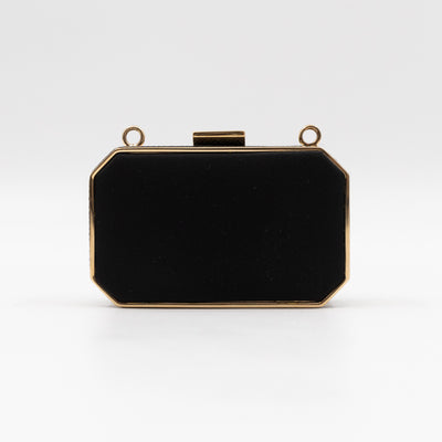 Vanity Case Black Nylon Saffiano Leather