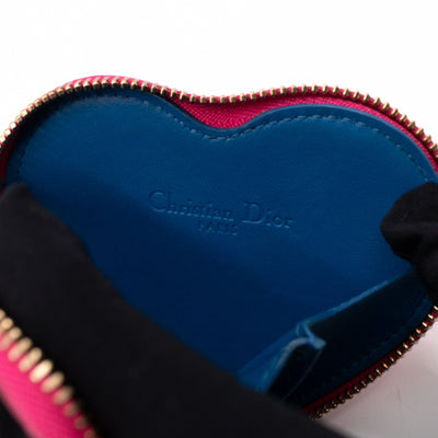 Heart Coin Purse Pink Patent