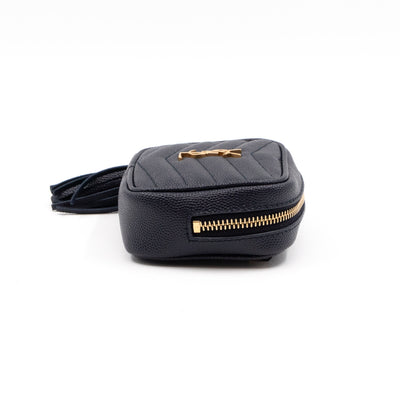 Lou Nano Navy Blue Leather