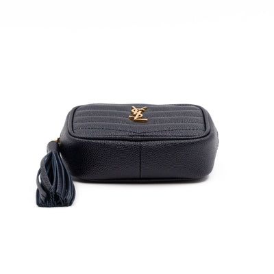 Lou Nano Navy Blue Leather
