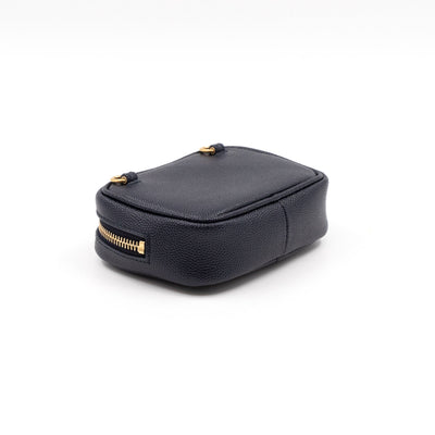 Lou Nano Navy Blue Leather