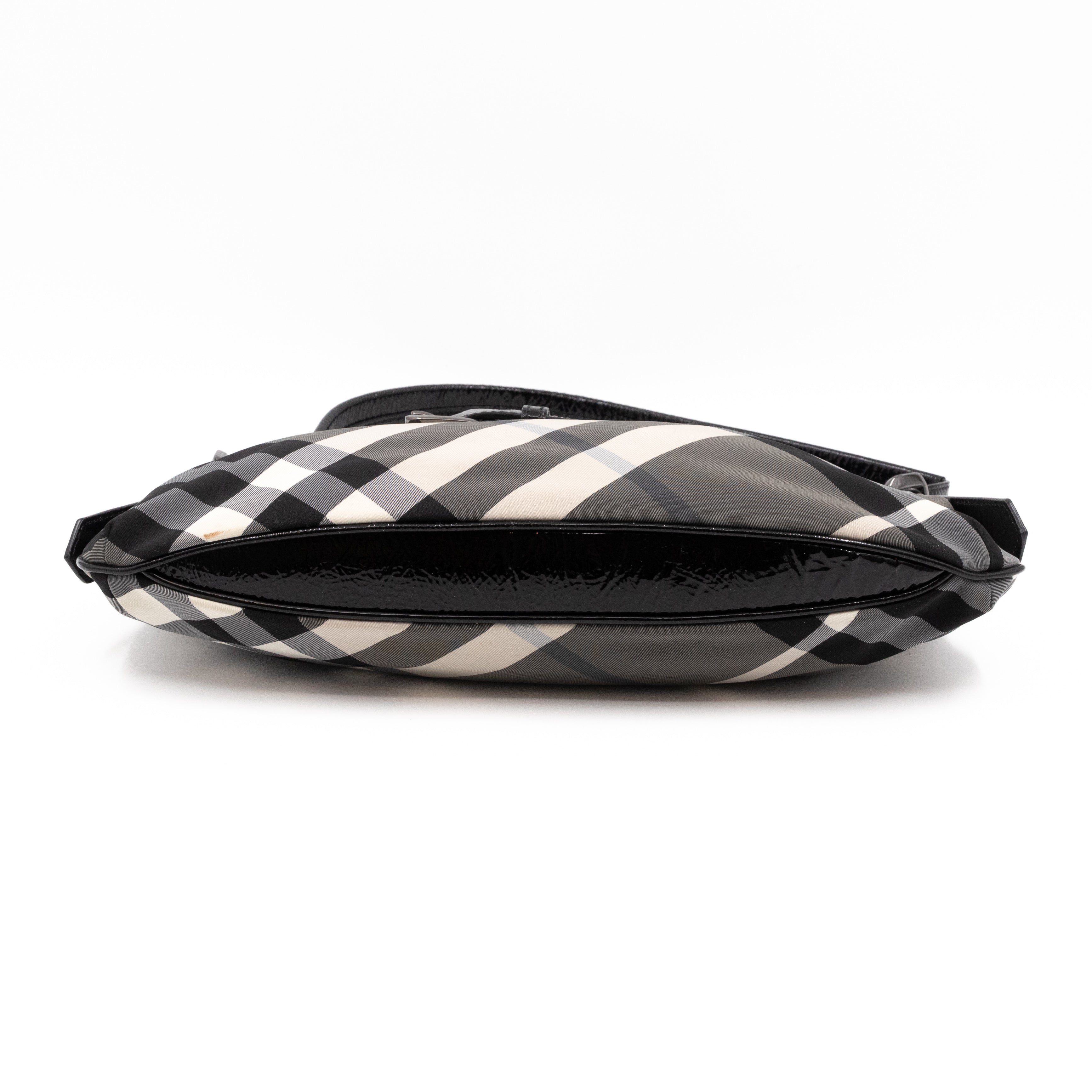 Shoulder Bag Beat Check Patent Leather