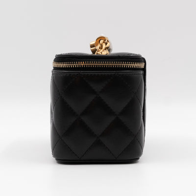 Vanity Classic Box Chain Black Lambskin