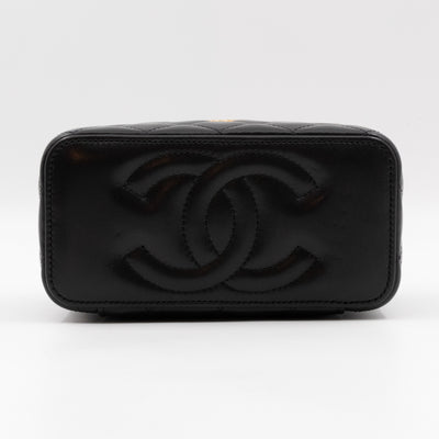 Vanity Classic Box Chain Black Lambskin