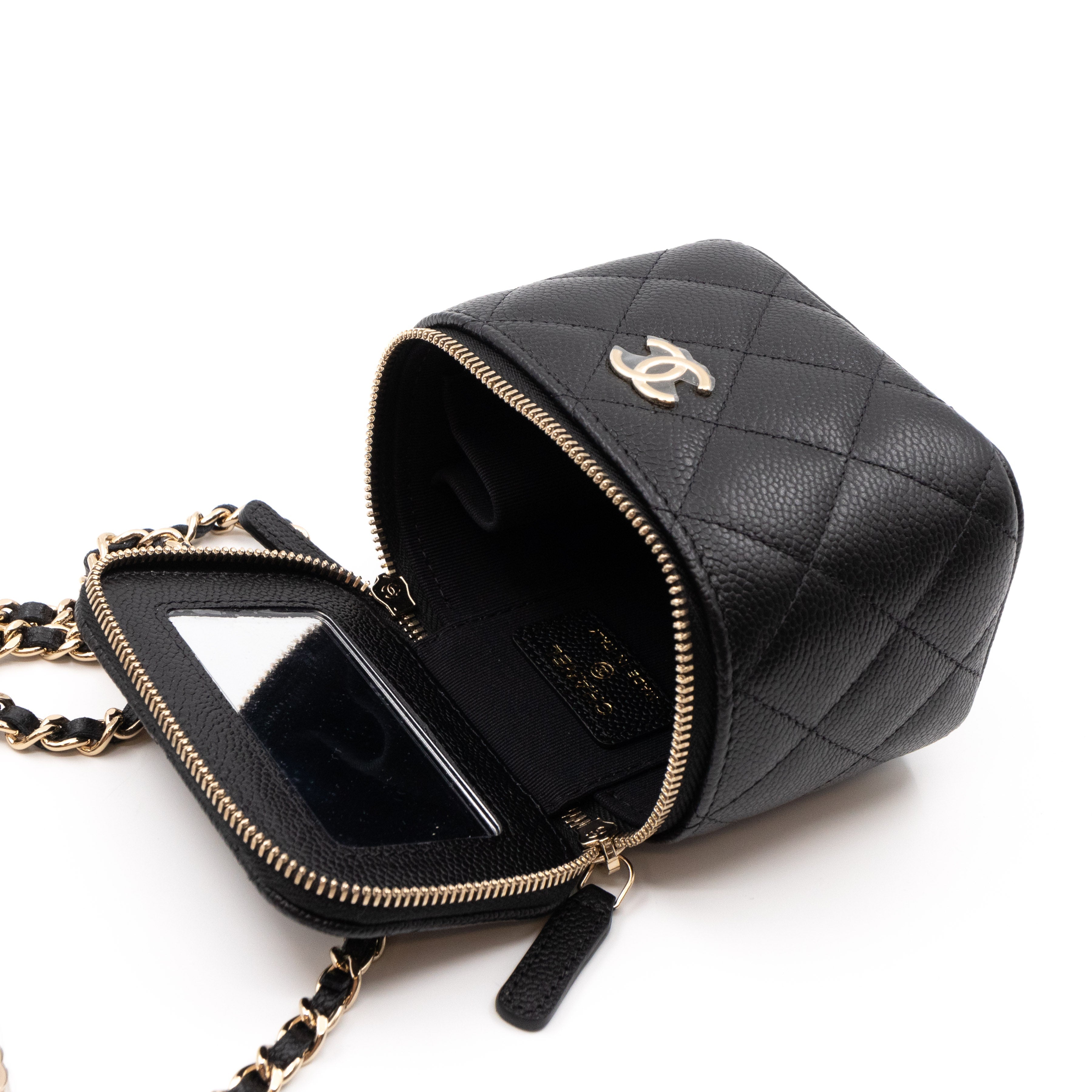 Small Vanity On CC Chain Black Caviar