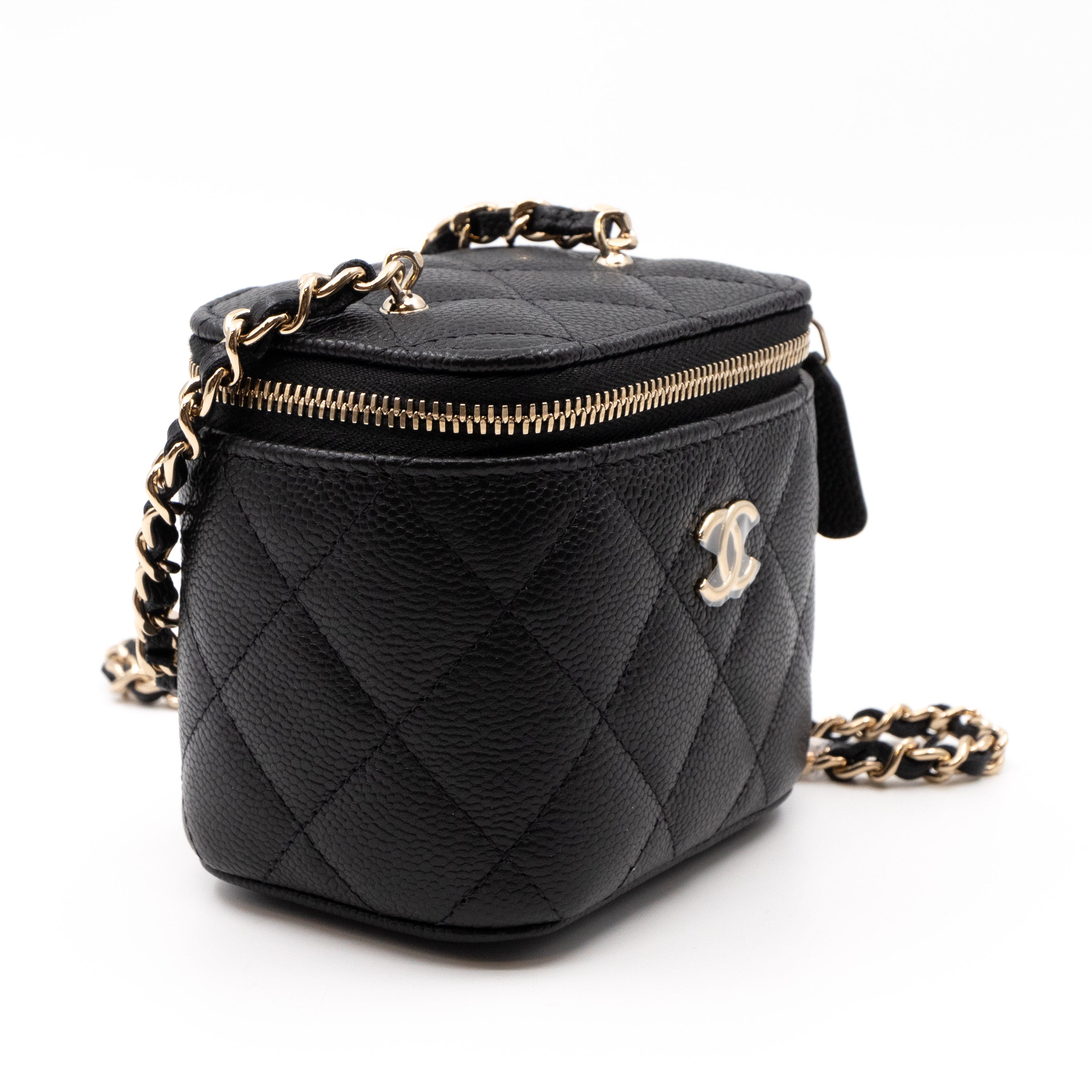 Small Vanity On CC Chain Black Caviar