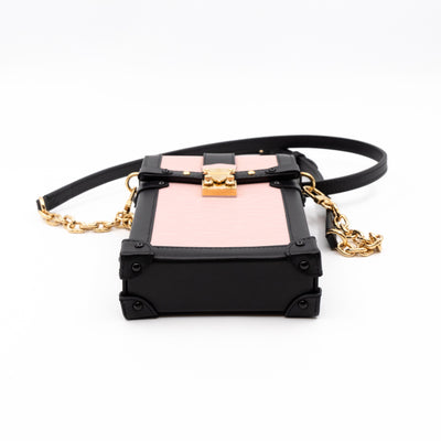 Vertical Trunk Pochette Epi Leather Rose