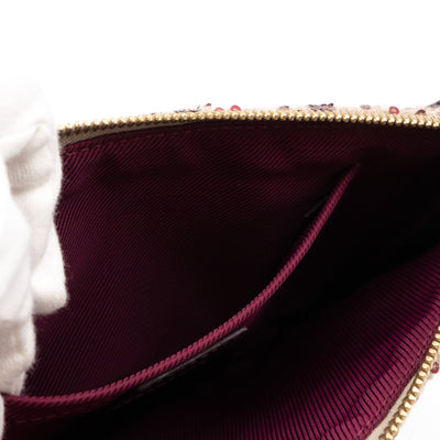Sunshine Express Pochette Sequin Monogram Bordeaux