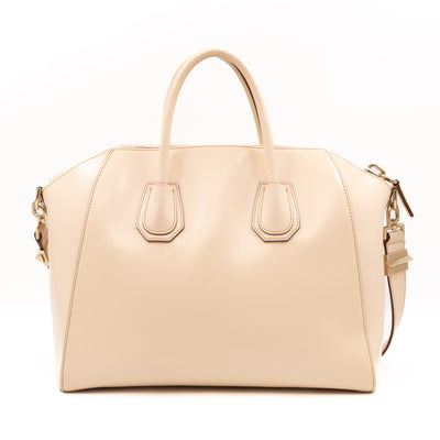 Antigona Medium Beige Leather