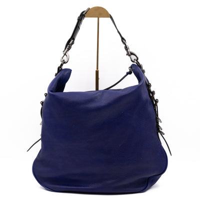 Mila Hobo Electric Blue Leather