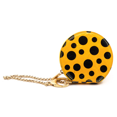 Coin Purse Vernis Dots Infinity Yellow
