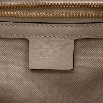 1955 Horsebit Backpack Cream Leather