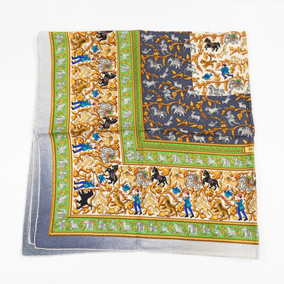 Silk Scarf 90 Chasse en Inde