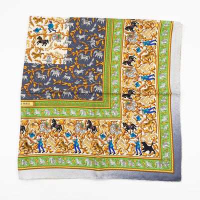 Silk Scarf 90 Chasse en Inde
